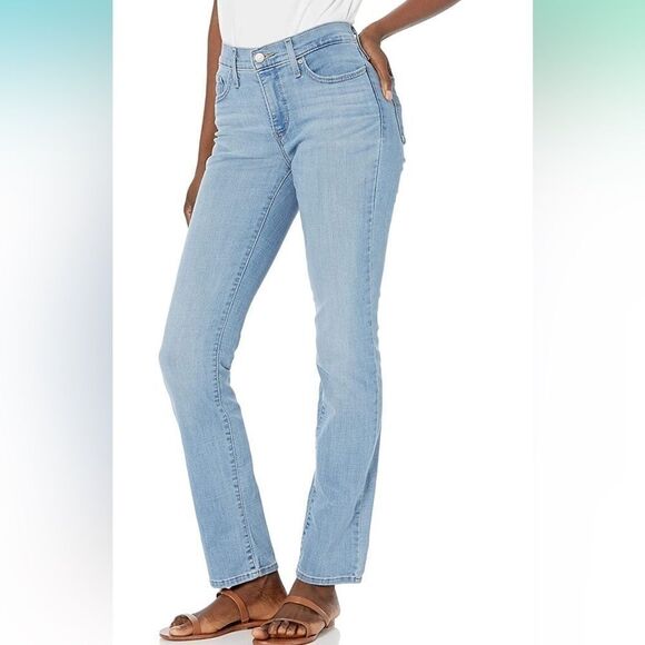 Nwt LEVI’S 314 SHAPING STRAIGHT WOMEN'S JEANS 6 long + 8 long - Picture 2 of 9